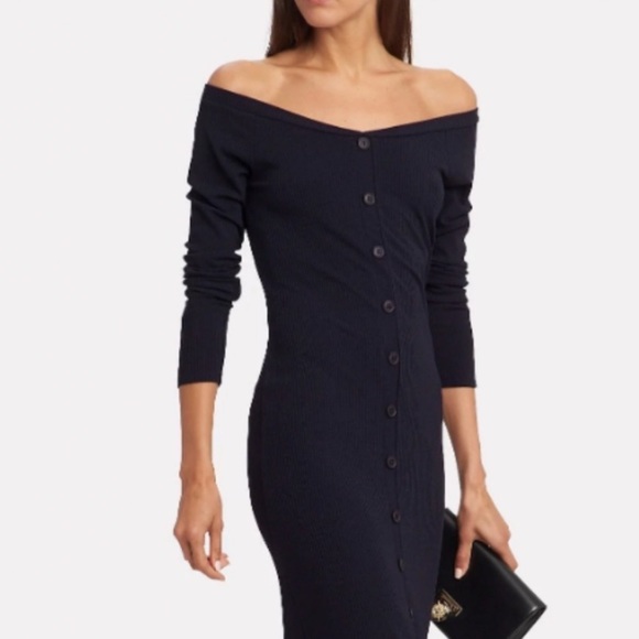NWT! Intermix Helene Button Front Dress Size M - Picture 3 of 6